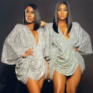 Silver Dress in size Large, Brand New With Tags